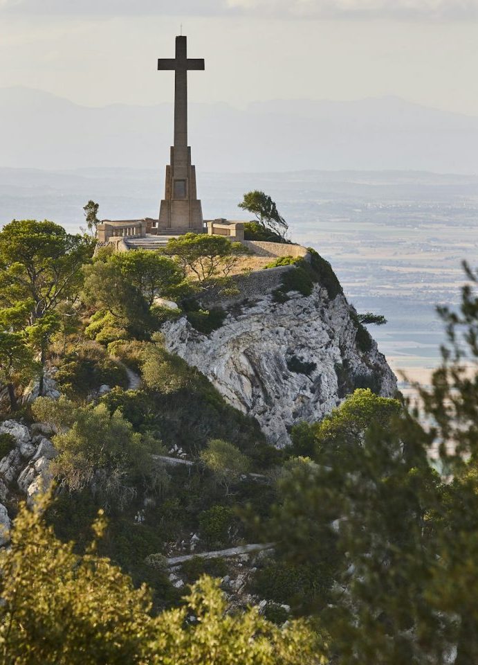 Aussichtspunkt auf Mallorca der Cruz del Picot bei Felanitx auf Mallroca