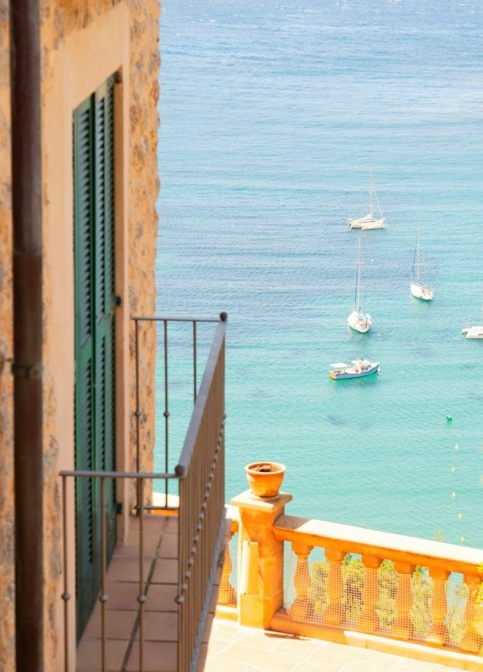 Blick aufs Meer in Cala San Vicente auf Mallorca