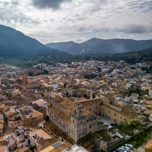 Blick auf die Stadt Inca auf Mallorca