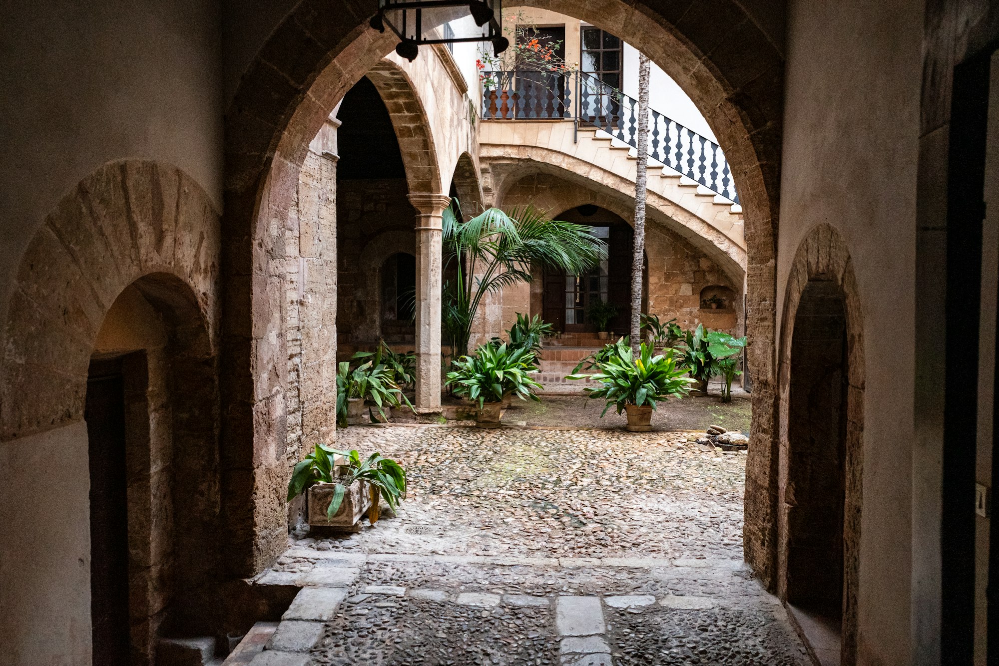Immobilie mit Innenhof in einem historischen Gebäude in Valldemossa Mallorca