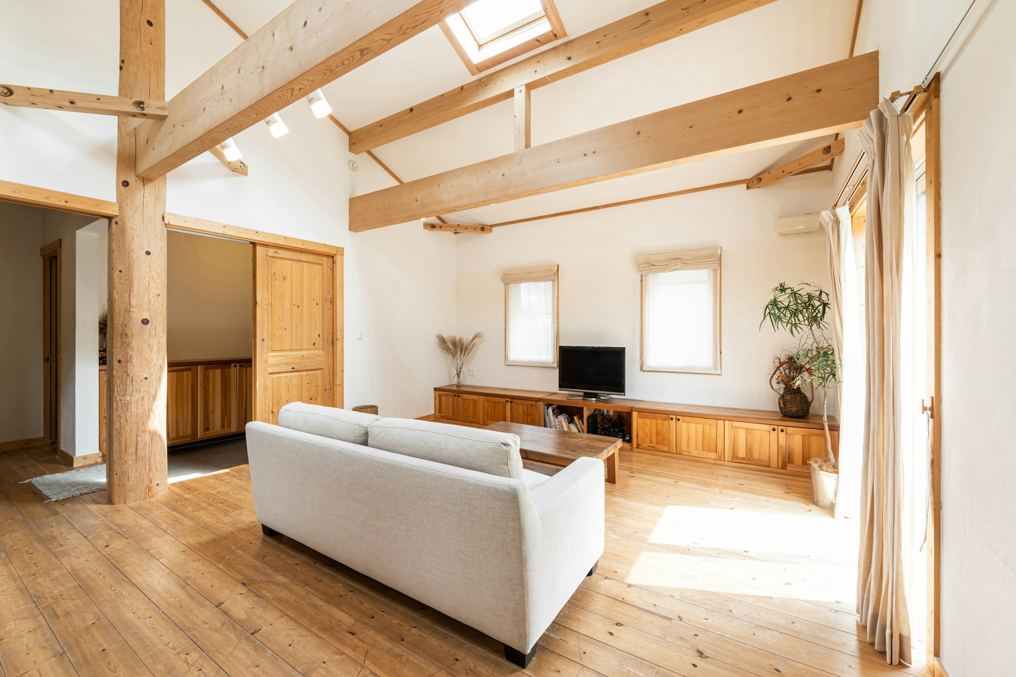 Immobilie in Porreres auf Mallorca mit Wohnzimmer im Landhausstil