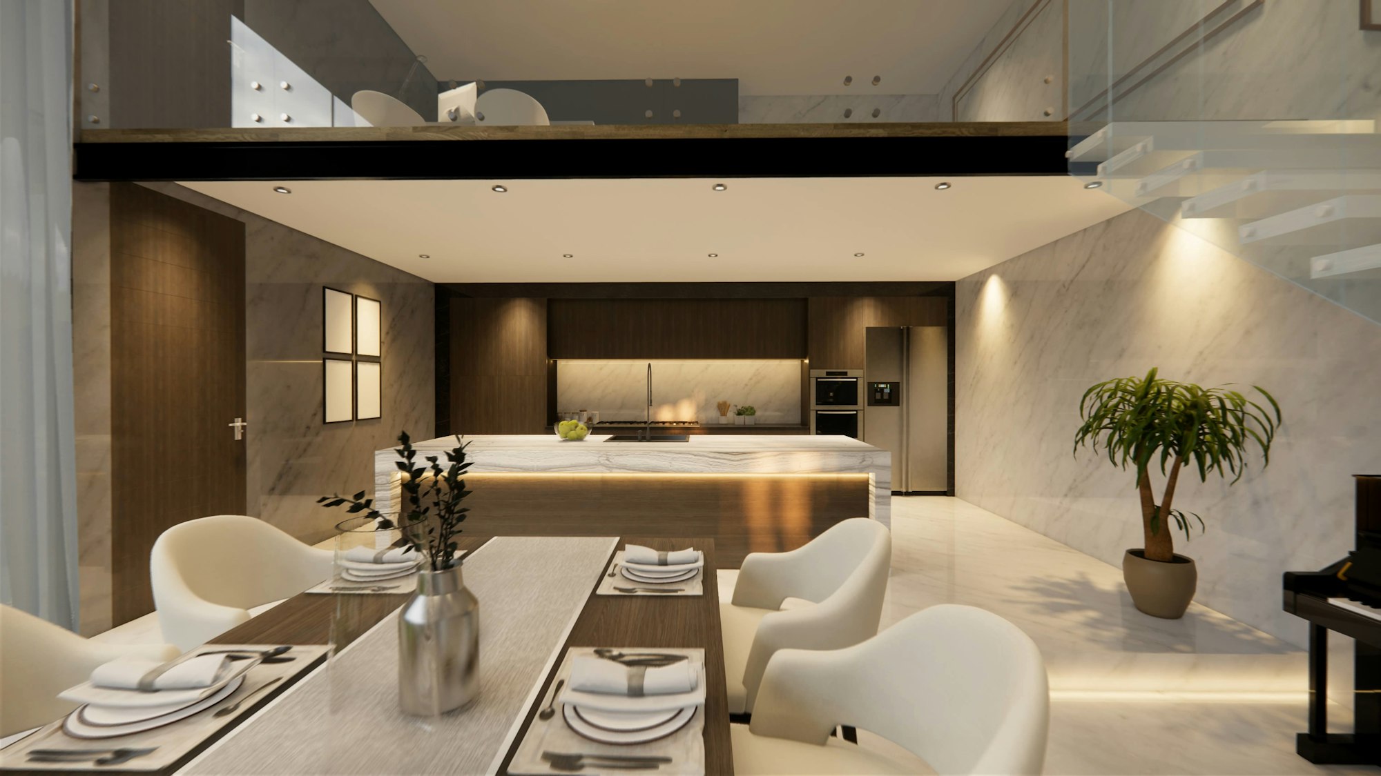 Luxuriöse Immobilie im Nordenwesten von Mallorca mit offener Küche