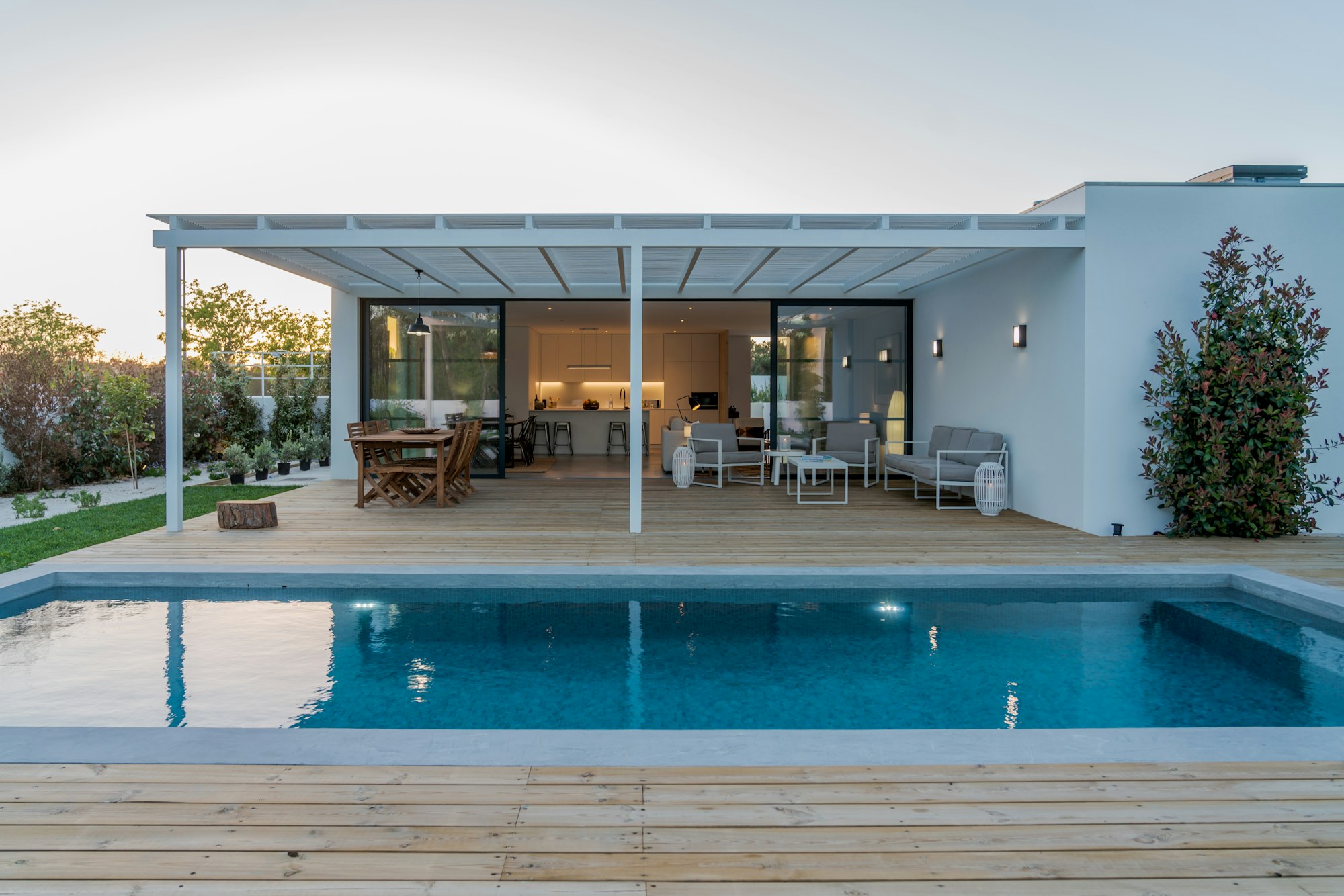 Moderne Immobilie in Les Palmeres auf Mallorca mit Garten und Pool