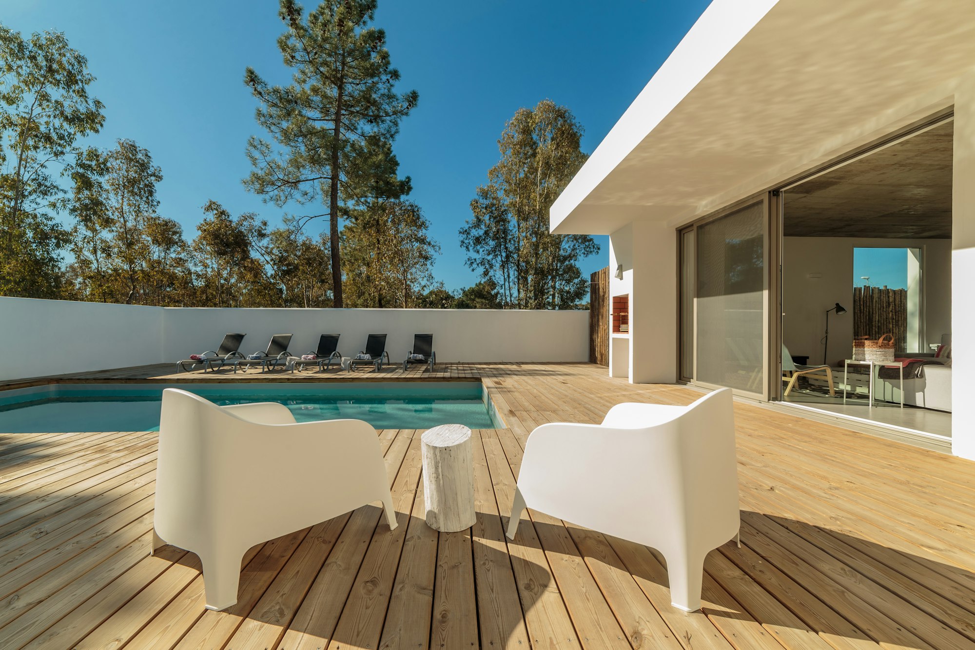 Modernes Haus mit Garten-Pool und Holzterrasse Südwesten von Mallorca