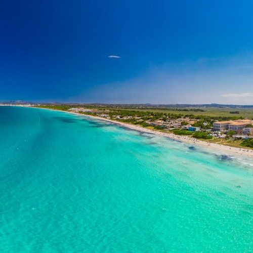 Strand in Playa de Muro auf Mallorca